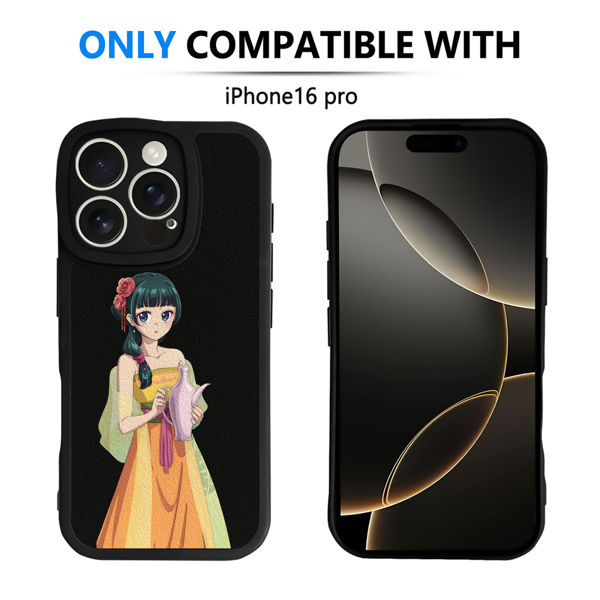 薬屋のひとりごと The Apothecary Diaries 【iPhone 16シリーズ対応】シリコンスマホケース（レザー調） 材質：シリコン